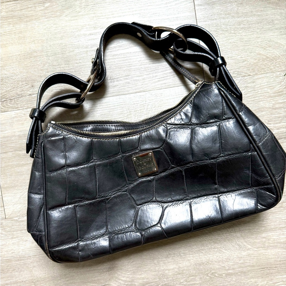 Dooney& Bourke Nile Collection Embossed Shoulder Bag